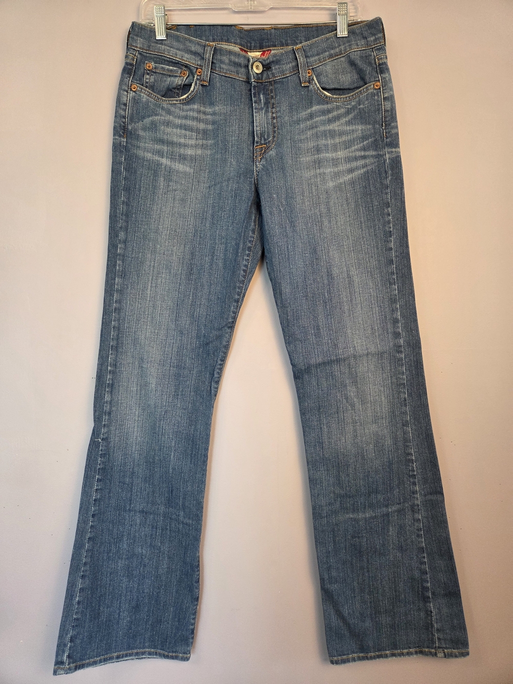 Lucky Brand "Sweet 'N Low" Mid-Rise Medium Wash Boot Cut Jeans Size 10 2000s
